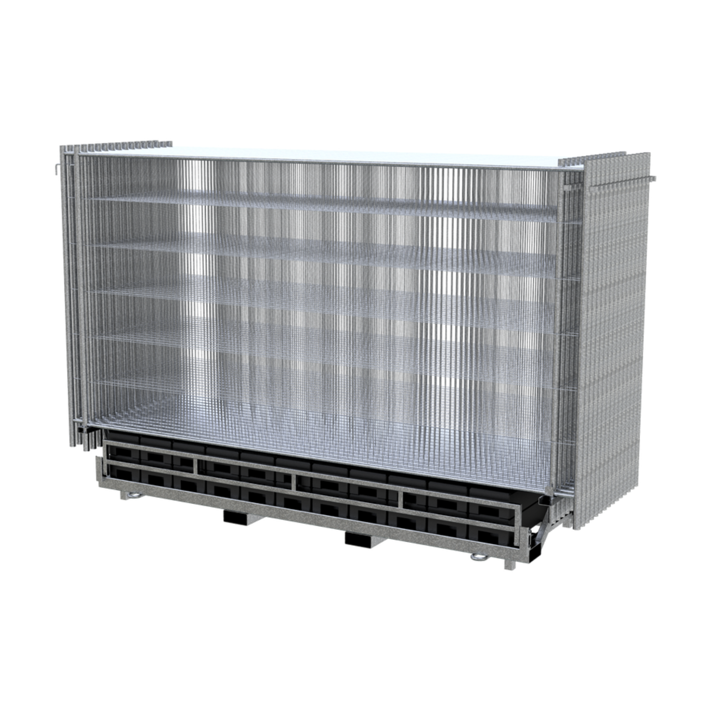 SET mit 30 Bauzäunen und Zubehör auf Twinpallete