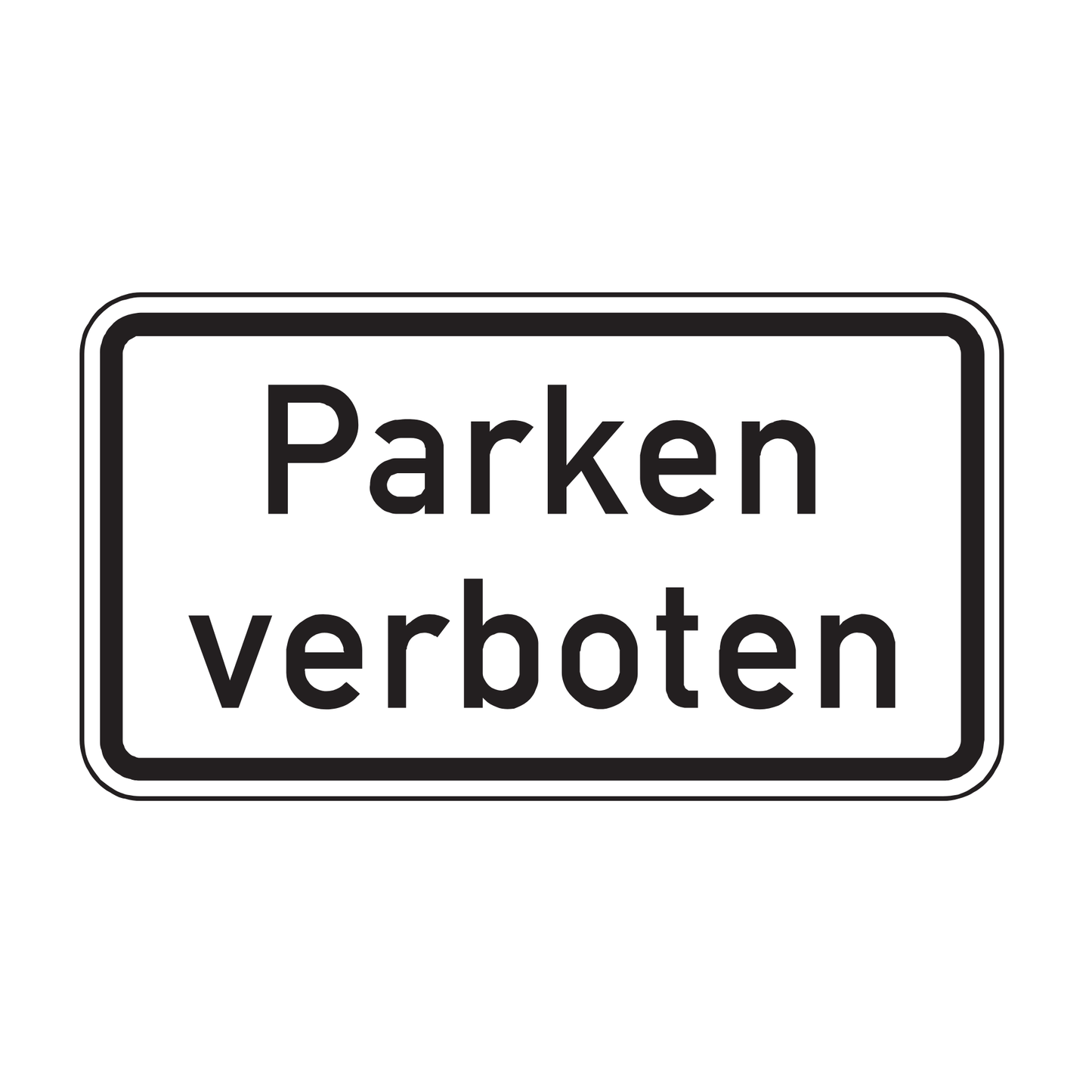 Verkehrszeichen "Parken verboten" – VZ 2427