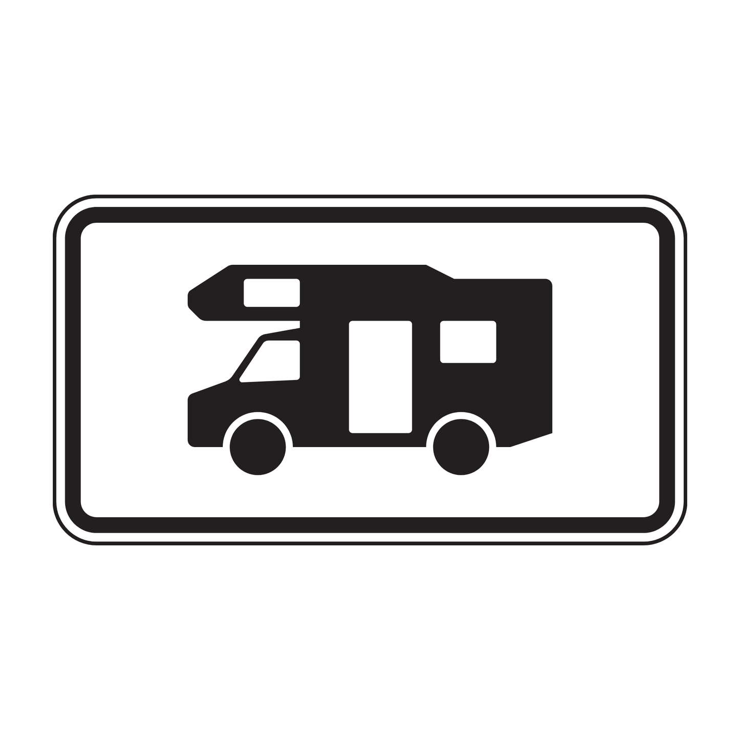 Verkehrszeichen "Wohnmobile" – VZ 1010-67