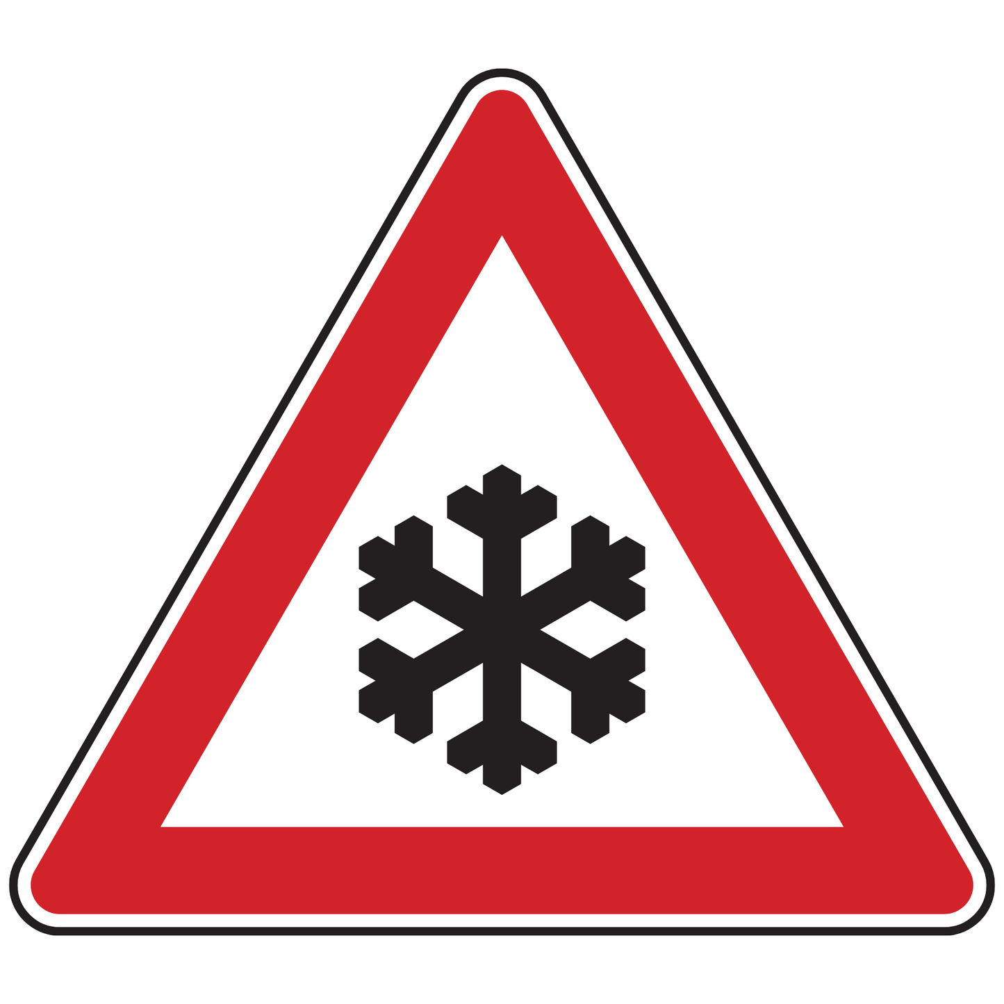 Verkehrszeichen "Schnee- oder Eisglätte" - VZ 101-51