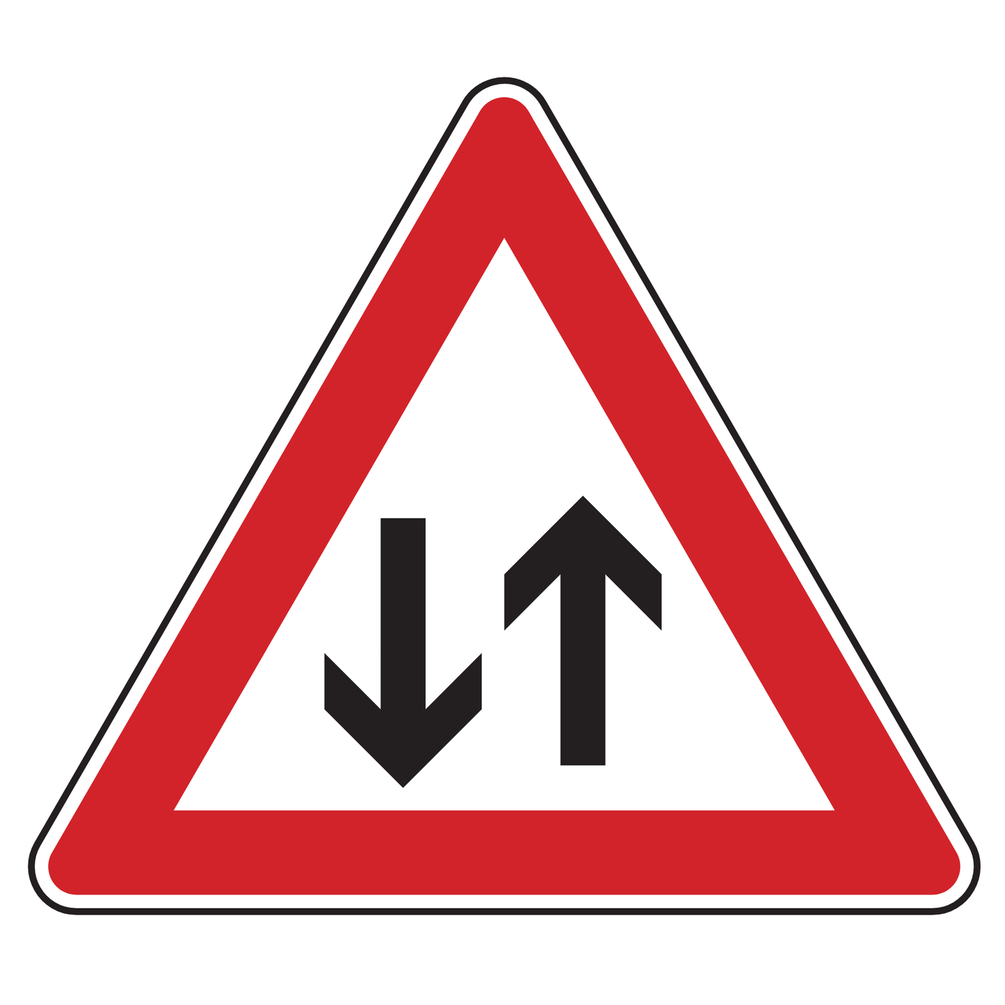 Verkehrszeichen "Gegenverkehr" - VZ 125