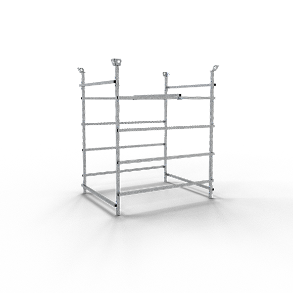 Lager- und Transportgestell für 80 Baken