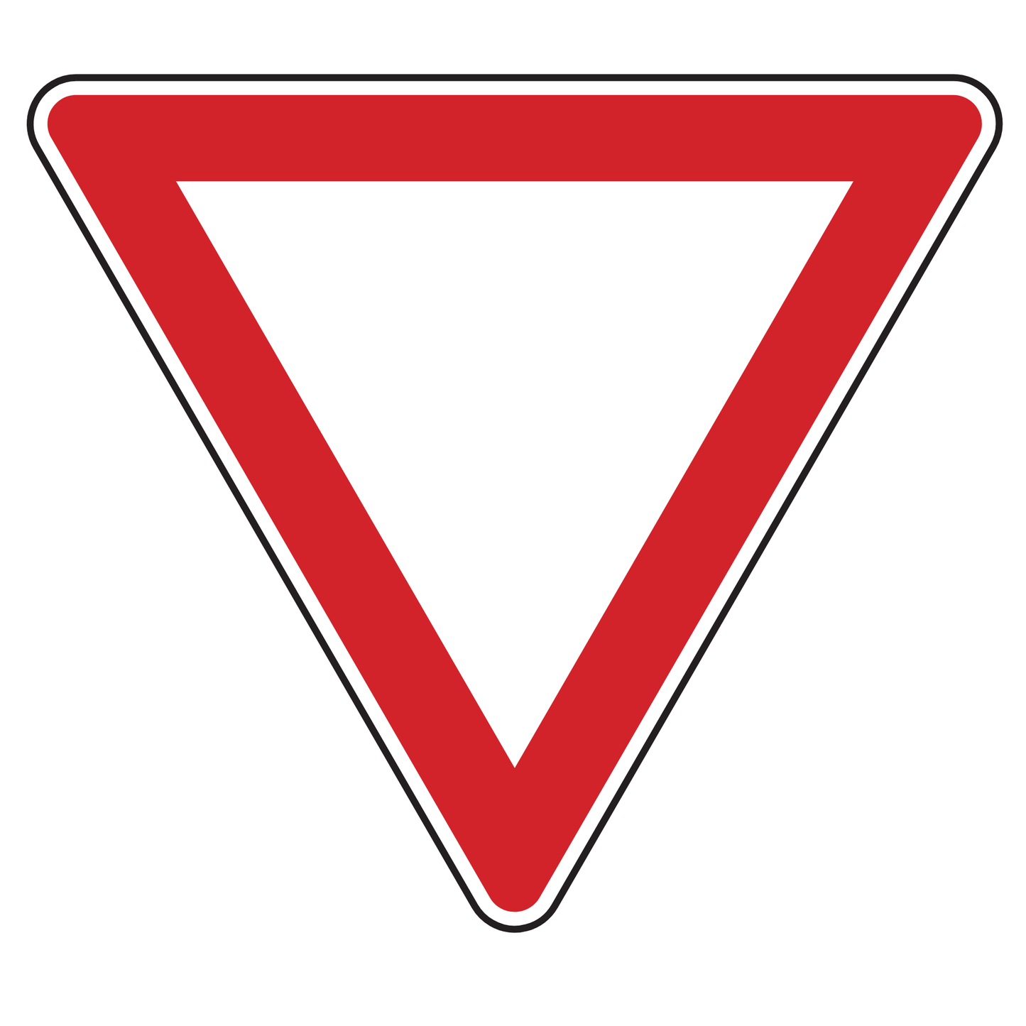 Verkehrszeichen "Vorfahrt gewähren" - VZ 205