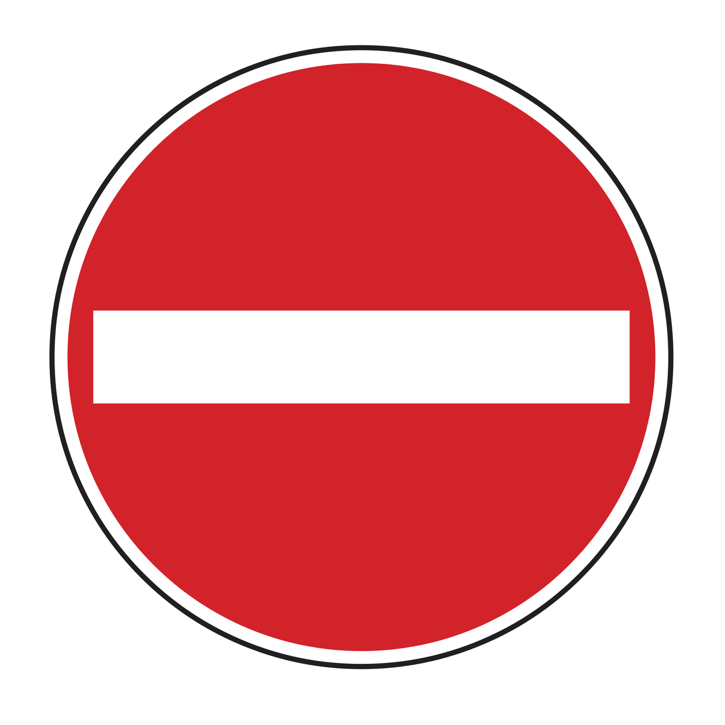 Verkehrszeichen "Verbot der Einfahrt" - VZ 267