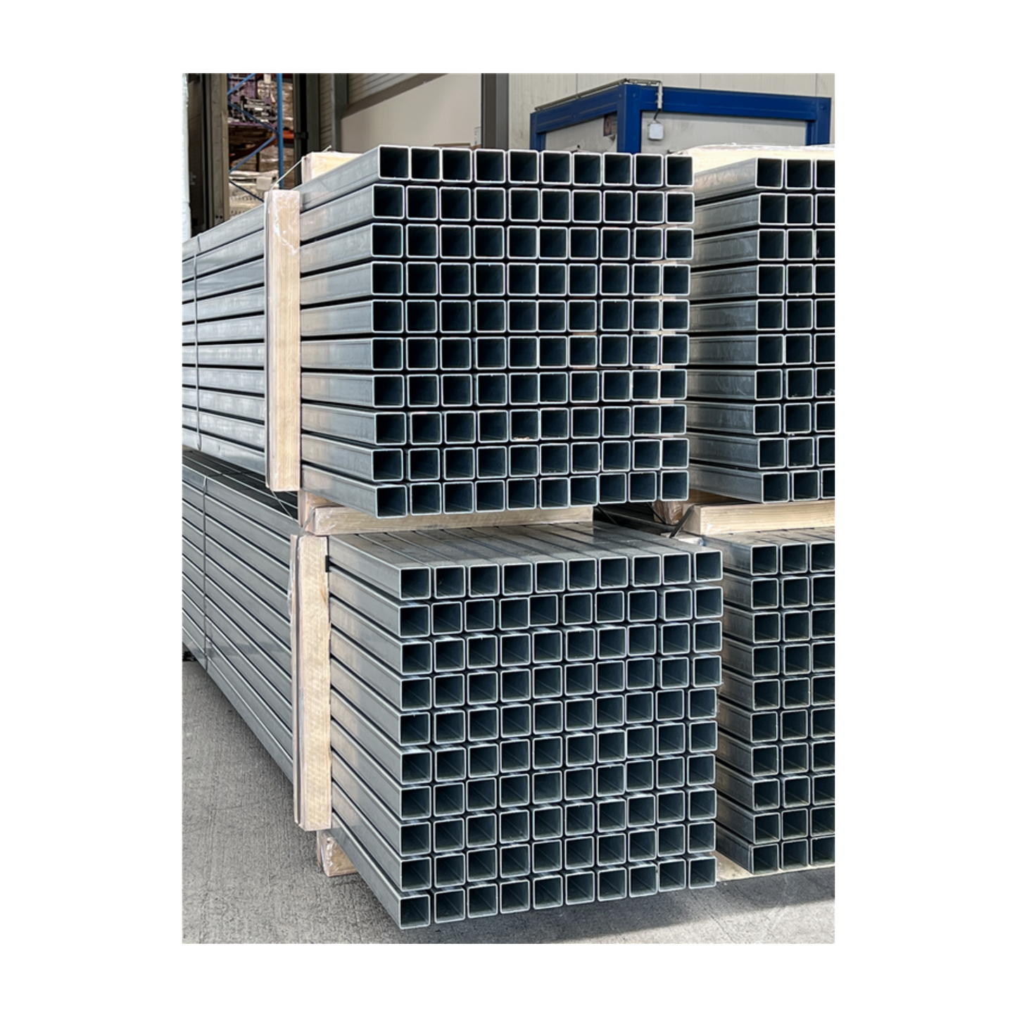 Schaftrohr 40 x 40 x 1,5 mm aus Aluminium