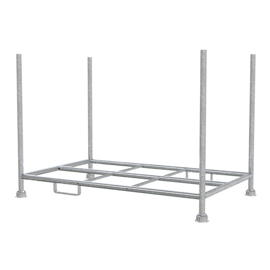 Stapelpalette für 20 Absperrschrankengitter