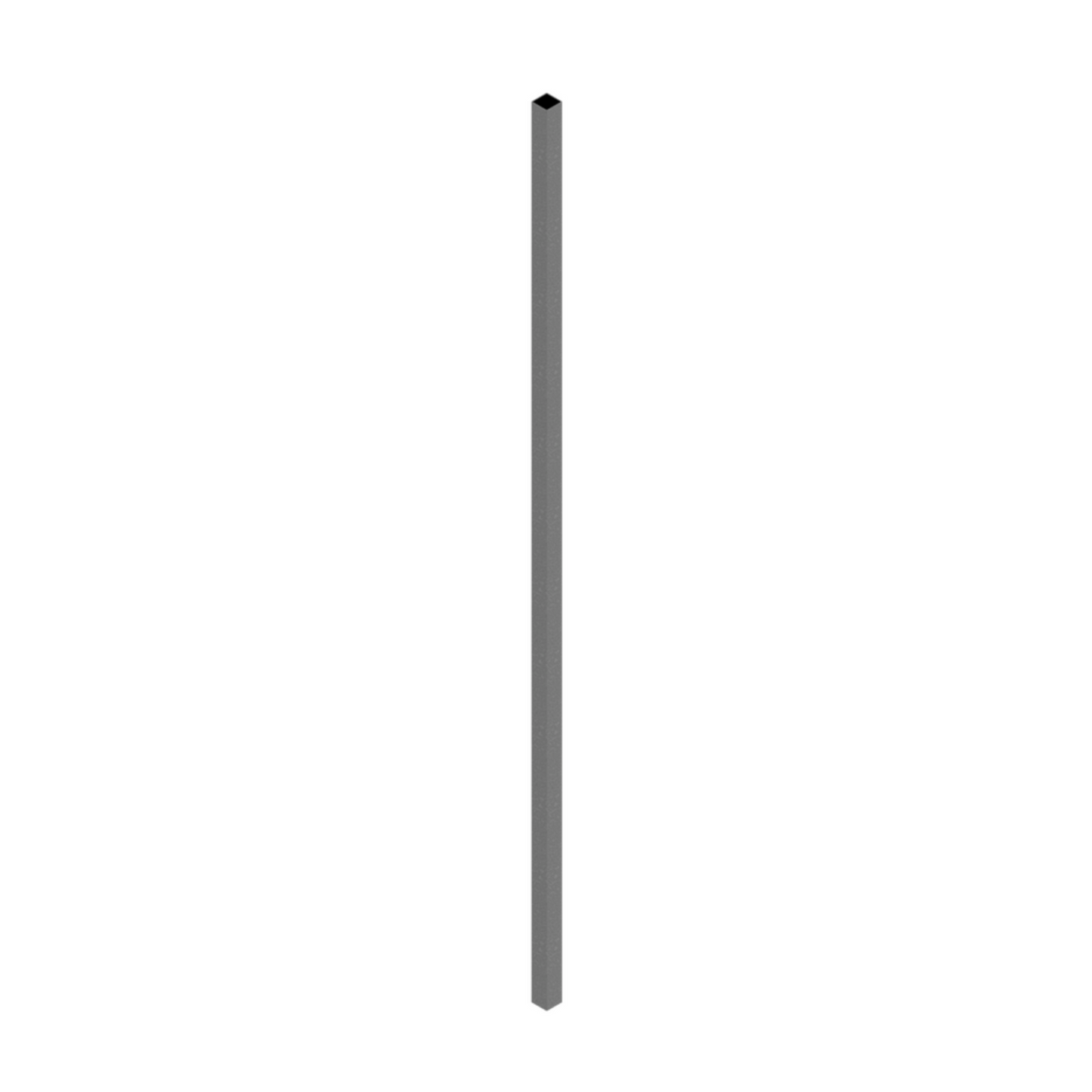 Schaftrohr 60 x 60 x 2,0 mm aus Stahl, verzinkt