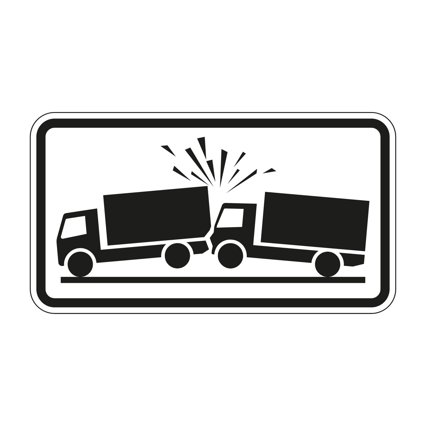 Verkehrszeichen "Unfallgefahr Lkw" – VZ 1006-32