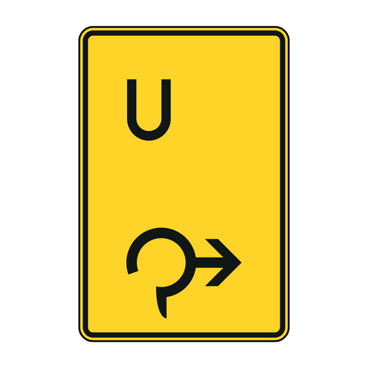 Verkehrszeichen „Ankündigung oder Fortsetzung der Umleitung, rechts einordnen“ – VZ 455.1-23L