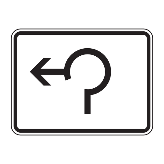 Verkehrszeichen "Umleitungsbeschilderung Dreiviertelkreis" - VZ 1000-13