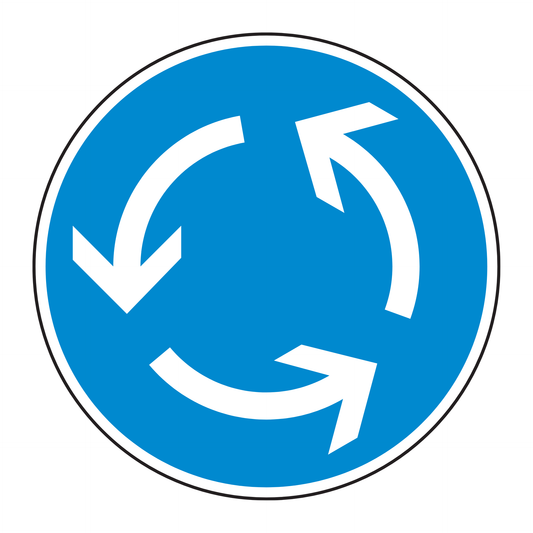 Verkehrszeichen „Kreisverkehr“ - VZ 215