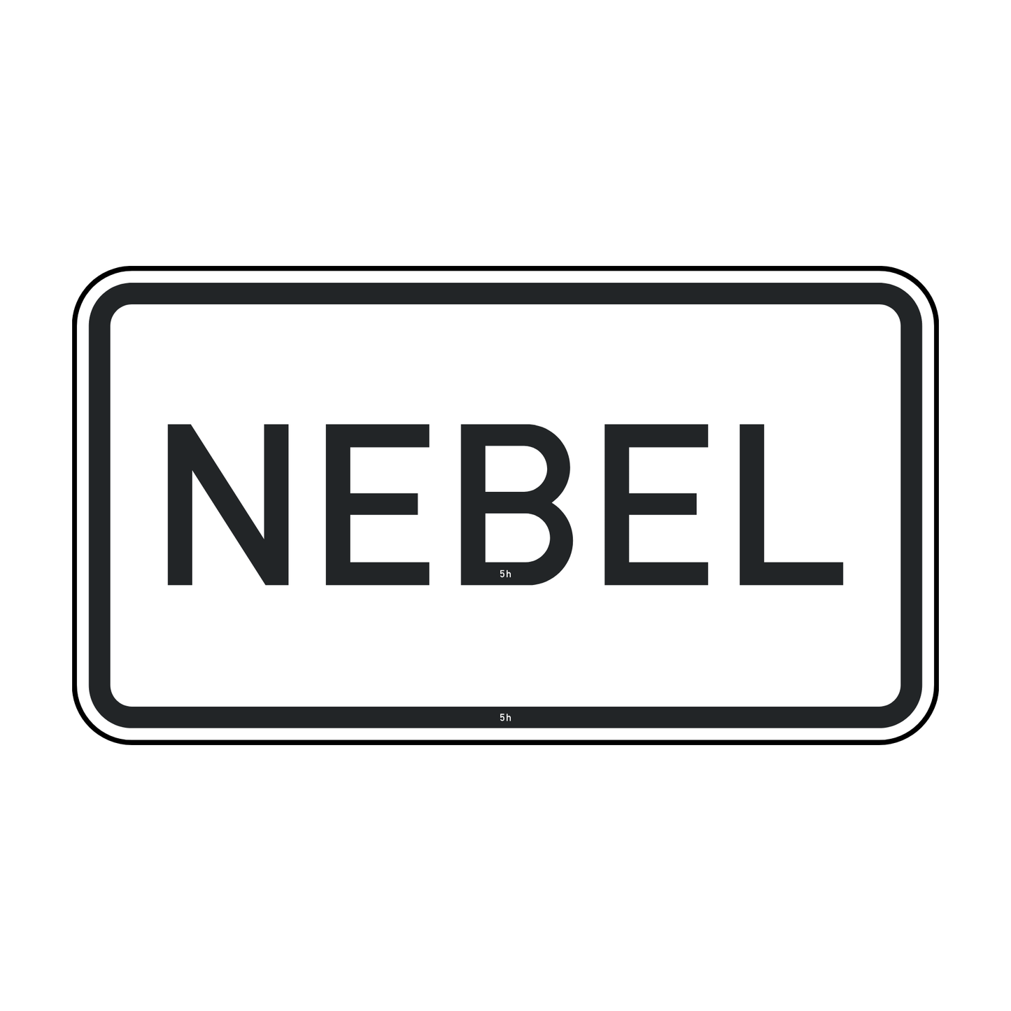 Verkehrszeichen "Nebel" – VZ 1007-61