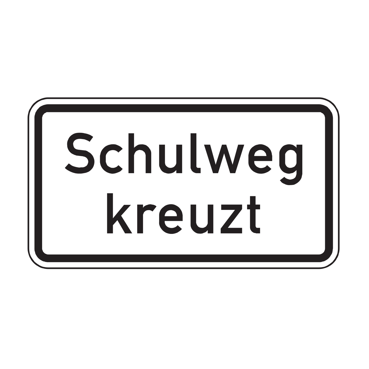 Verkehrszeichen "Schulweg kreuzt" – VZ 2304
