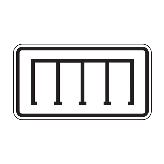 Verkehrszeichen "Parkordnung gerade" – VZ 2401