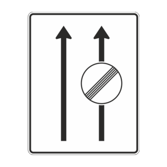 Verkehrszeichen "Fahrstreifentafel mit Zeichen 282" - VZ 538-30