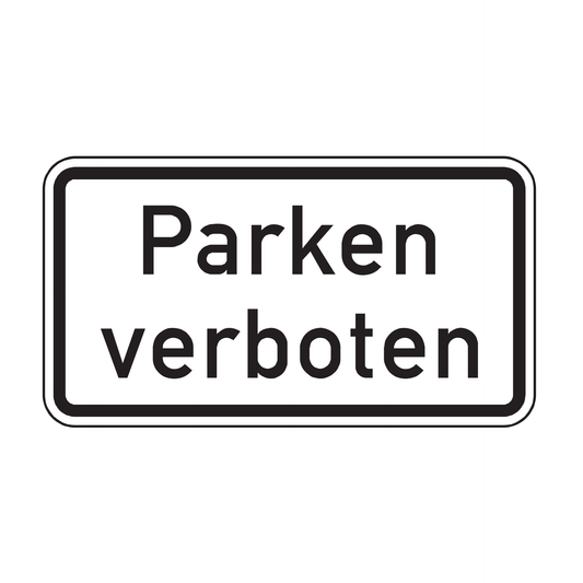 Verkehrszeichen "Parken verboten" – VZ 2427
