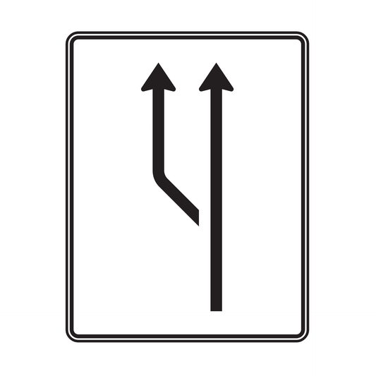 Verkehrszeichen "Aufweitungstafel nach Zeichen 541-10" - VZ 541-10
