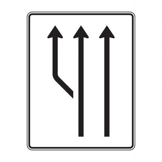 Verkehrszeichen "Aufweitungstafel nach Zeichen 541-11" - VZ 541-11