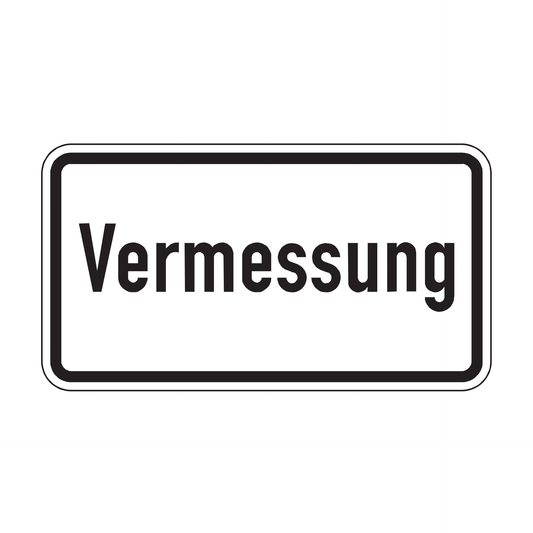 Verkehrszeichen "Vermessung" – VZ 2121