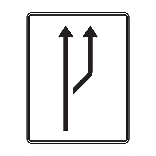 Verkehrszeichen "Aufweitungstafel nach Zeichen 541-20" - VZ 541-20