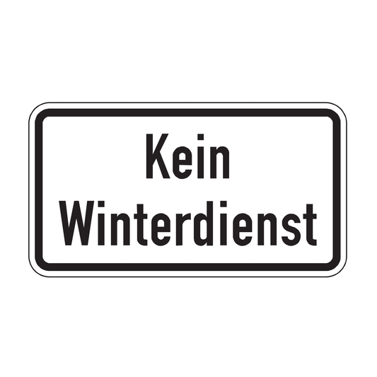 Verkehrszeichen "Winterdienst" – VZ 2001