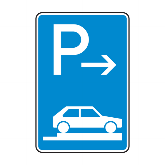 Verkehrszeichen "Parken auf Gehwegen" - VZ 315-87