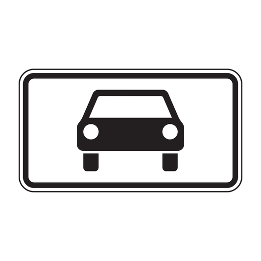 Verkehrszeichen "Kraftwagen und sonstige mehrspurige Fahrzeuge" – VZ 1010-50