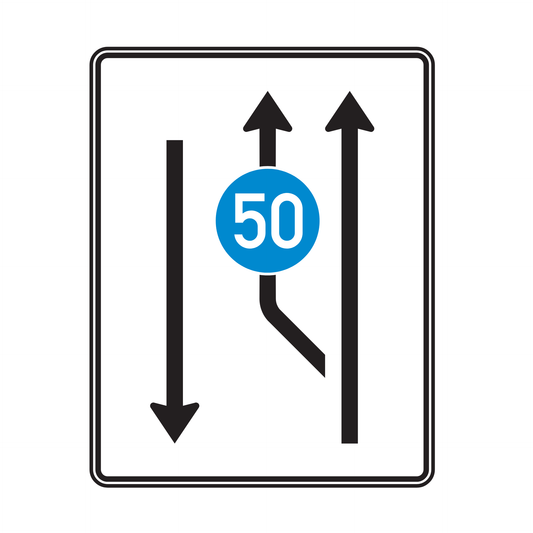 Verkehrszeichen "Aufweitungstafel mit Zeichen 275" - VZ 546-10