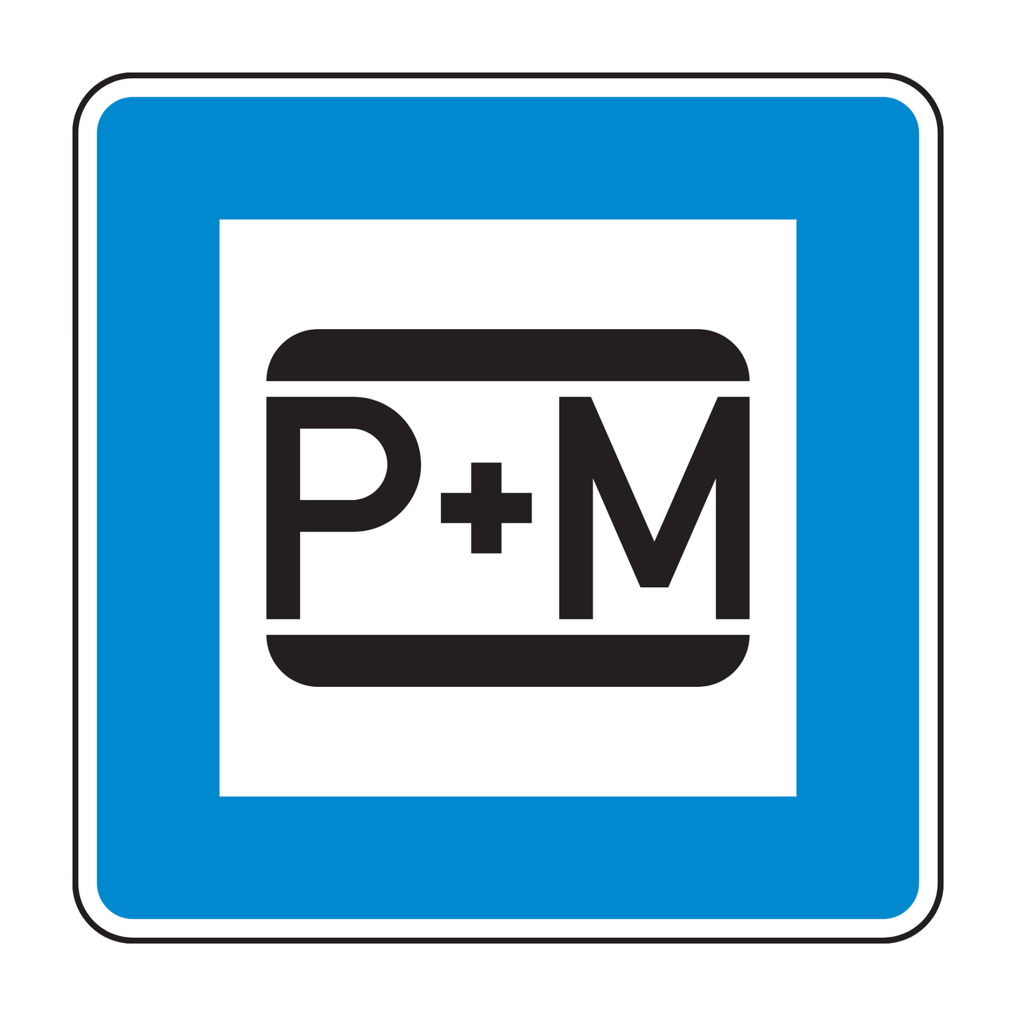 Verkehrszeichen "Parken und Mitfahren" - VZ 316-50