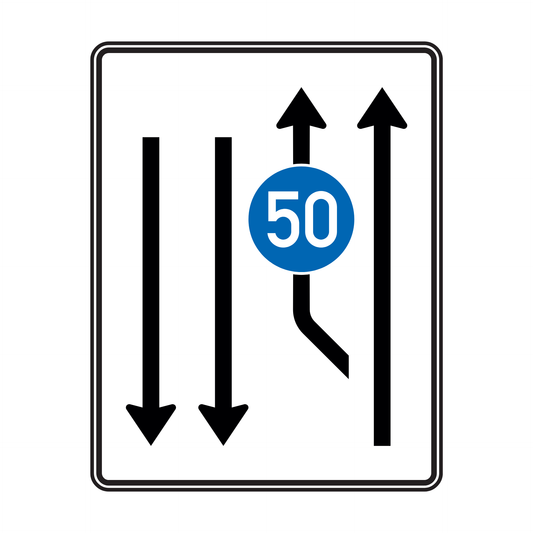 Verkehrszeichen "Aufweitungstafel mit Zeichen 275" - VZ 546-11
