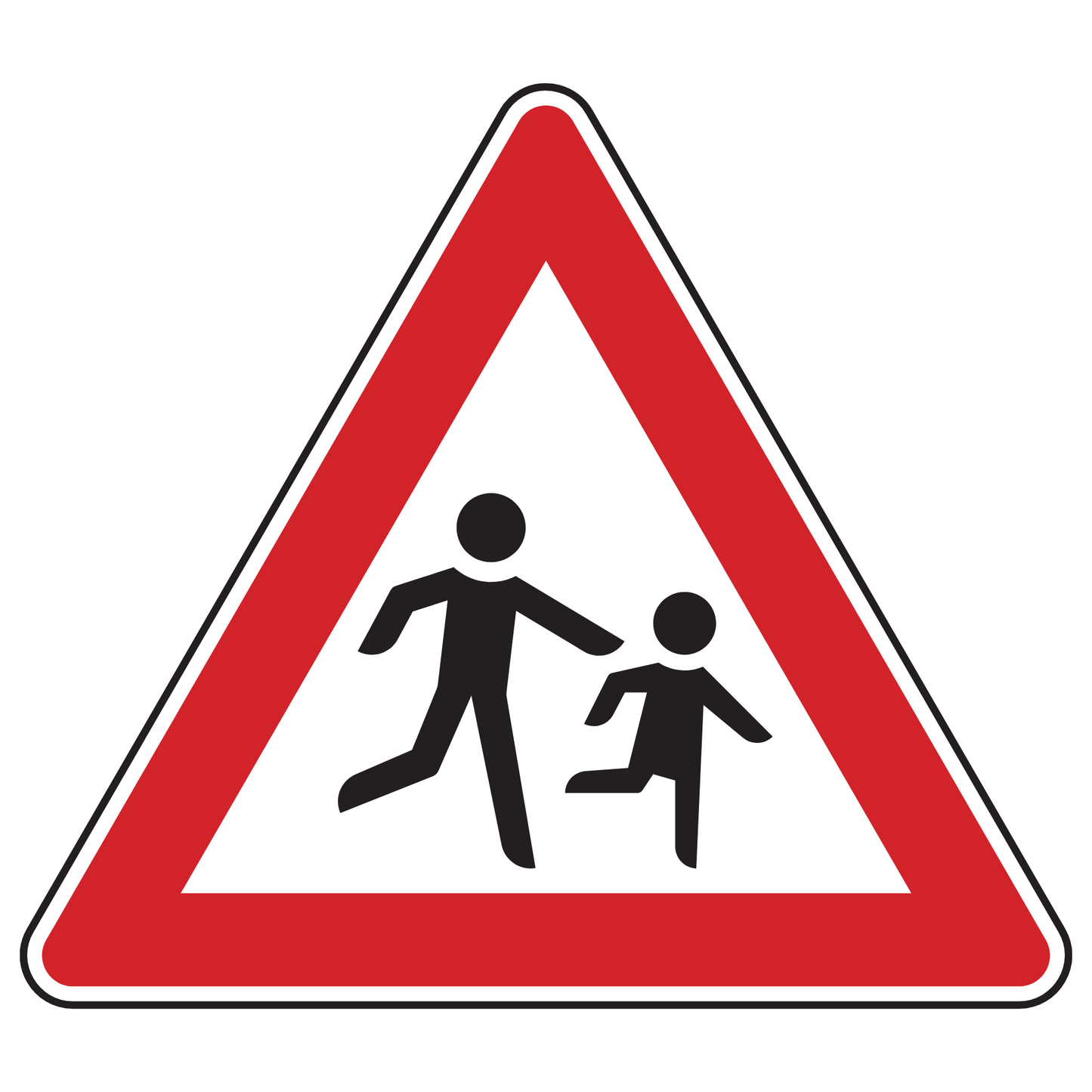 Verkehrszeichen "Kinder, Aufstellung links" - VZ 136-20