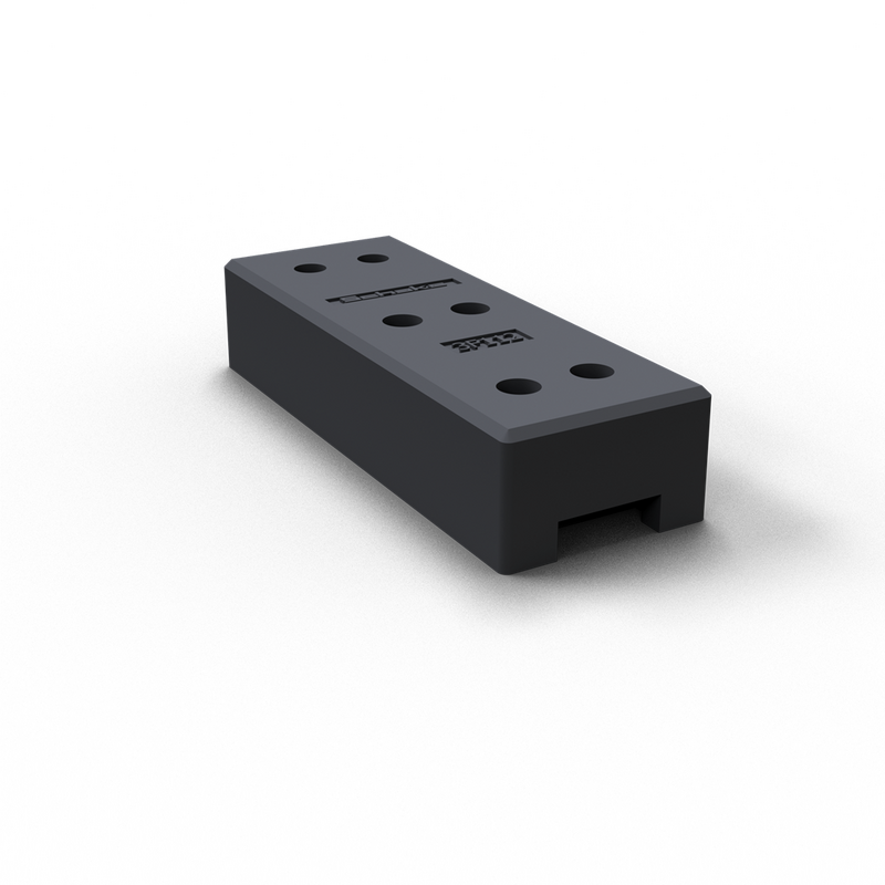 Bauzaunfuß aus Kunststoffrecycling - 40 Stück