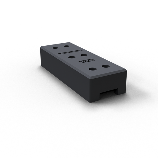 Bauzaunfuß aus Kunststoffrecycling - 40 Stück