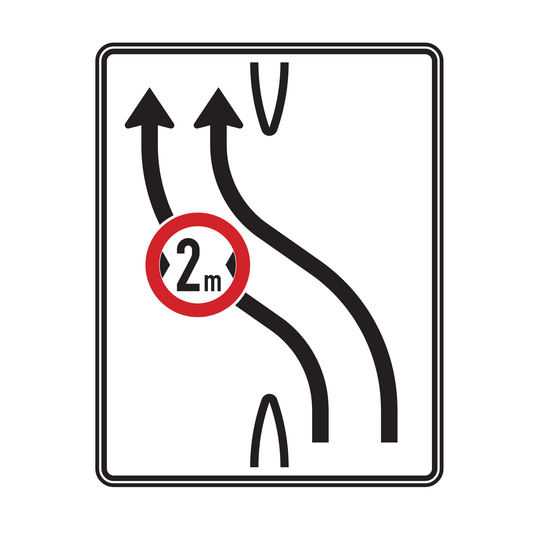 Verkehrszeichen "Verschwenkungstafel mit Zeichen 264" - VZ 515-11