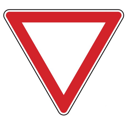 Verkehrszeichen "Vorfahrt gewähren" - VZ 205