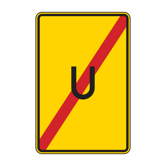Verkehrszeichen "Ende der Umleitung" - VZ 455.2