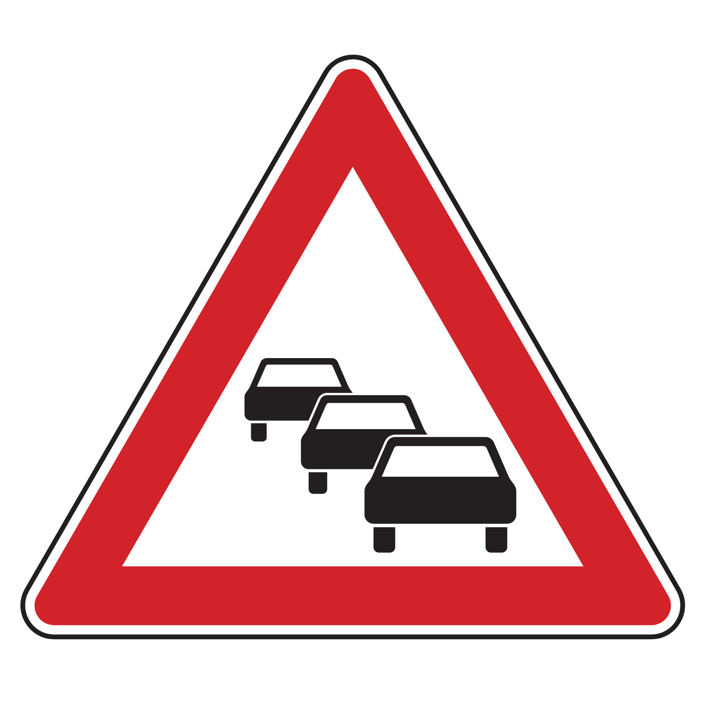 Verkehrszeichen "Stau" - VZ 124