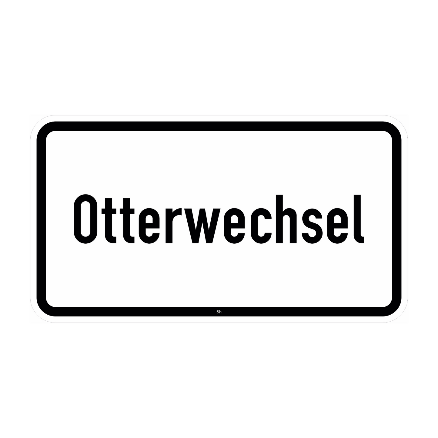 Verkehrszeichen "Otterwechsel" – VZ 2537