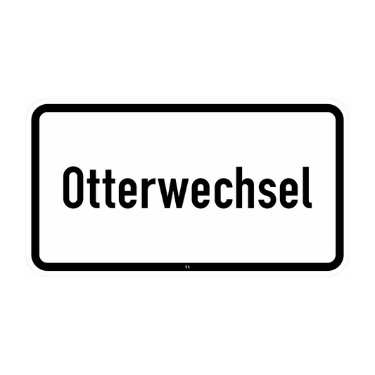 Verkehrszeichen "Otterwechsel" – VZ 2537