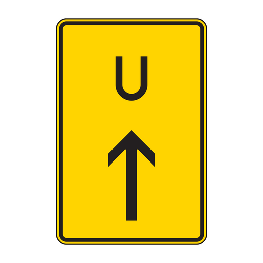 Verkehrszeichen „Ankündigung oder Fortsetzung der Umleitung, Vorankündigung geradeaus“ – VZ 455.1-30